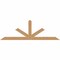 Ekena Millwork Saratoga Timber Gable Bracket, Western Red Cedar, 108"W x 36"H x 3 1/2"D x 5 1/2"F, 8/12 Pitch GBW108X36X0406SAR00SWR - alternate 1
